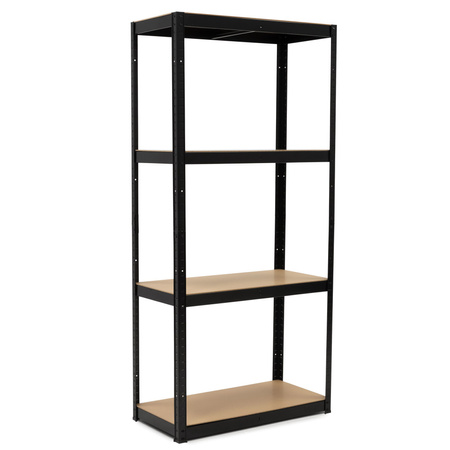 Regał magazynowy, metalowy 170x80x40 cm 4 półki, udźwig 700 kg do garażu, piwnicy