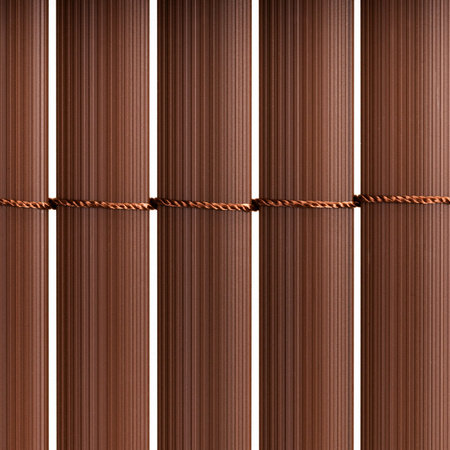 Osłona PVC maskująca 500x140 cm mata na balkon, taras, ogrodzenie, brązowa