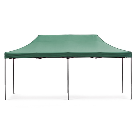 Pawilon handlowy 3x6 m namiot handlowy ekspresowy na imprezy, targ, catering, zielony