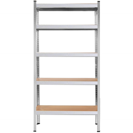 Regał metalowy magazynowy 5 półek 180x90x40cm 875kg do piwnicy, garażu