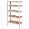 Regał metalowy magazynowy 5 półek 180x90x30cm 875kg do piwnicy, garażu