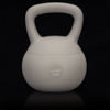 Kettlebell miękki 10 kg ciężar do ćwiczeń, kula treningowa, fitness, beżowy