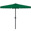 Parasol ogrodowy 410 cm składany duży na balkon  taras zielony