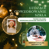Bombki akrylowe 11cm kula plastikowa decoupage zestaw 10 szt.