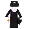Kostium zakonnicy M z krzyżem, habit, przebranie na Halloween, bal, karnawał strój, przebranie