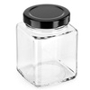 Pojemniki na przyprawy 24 szt. szklane słoiczki 100 ml z 48 etykietami do kuchni