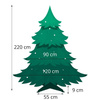 Choinka sztuczna premium 220 cm sosna diamentowa gęsta