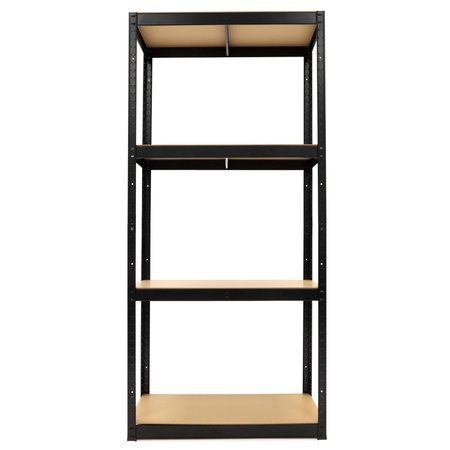 Regał magazynowy, metalowy 170x80x40 cm 4 półki, udźwig 700 kg do garażu, piwnicy
