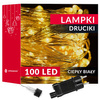 Lampki choinkowe 100 led na prąd biały ciepły