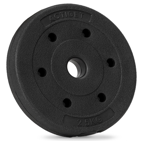 Obciążenie bitumiczne 2,5 kg 2 szt. talerz kompozytowy do sztangi 29 mm krążek do hantli