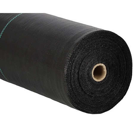 Agrowłóknina antychwastowa agrotkanina 90g czarna mata 1,6x10 m gruba