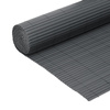 Osłona balkonowa 500x180 cm PVC mata maskująca na ogrodzenie, taras, płot ciemnoszara