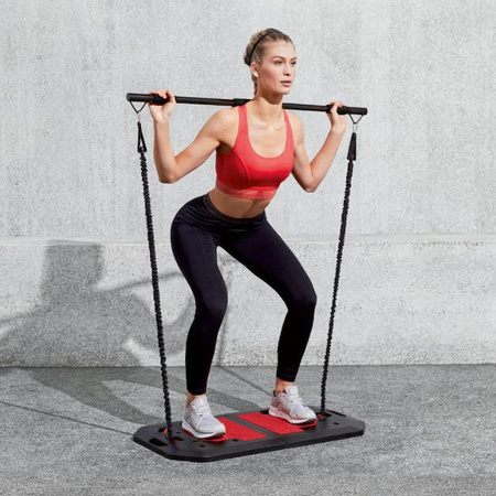 Stacja treningowa, zintegrowany system przenośny do ćwiczeń crossfit pompki, gumy