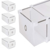 Organizer na buty 28x18x18 cm zestaw 5 szt. pudełka z otwieraną klapą