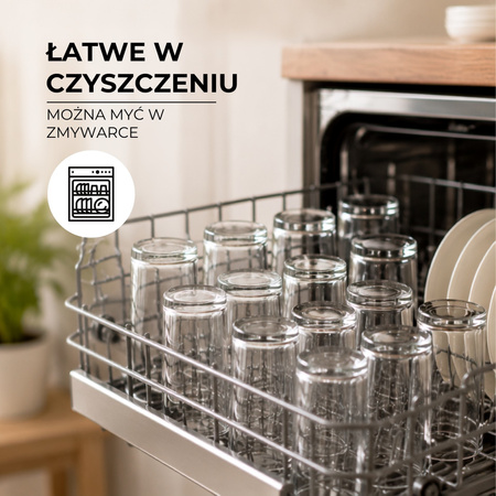 Szklanki do kawy, herbaty i zimnych napojów 200 ml komplet 12 szt.