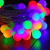 Lampki dekoracyjne 200 Led kuleczki multikolor z programatorem