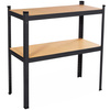 Regał magazynowy, metalowy 170x80x40 cm 4 półki, udźwig 700 kg do garażu, piwnicy