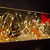 Lampki choinkowe 30 LED druciki mikro na baterie biały ciepły