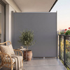 Markiza boczna tarasowa 300x200 cm roleta na balkon przesuwana osłona grafitowa