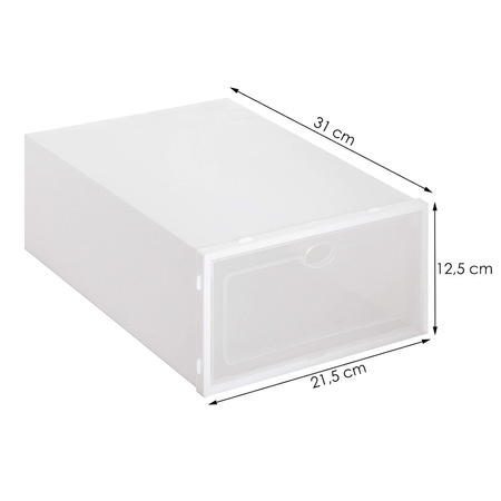 Organizer na buty z otwieraną klapą 31x21,5x12,5 cm