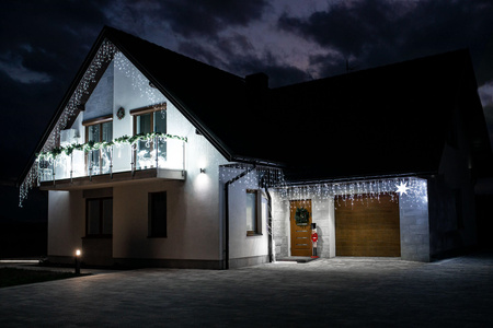 Kurtyna świetlna 500 led biały zimny, flash girlanda, lampki wewnętrzno-zewnętrzne sople