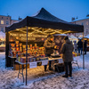 Pawilon handlowy 3x3 m namiot handlowy ekspresowy na imprezy, targ, catering, czarny