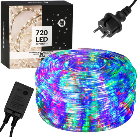 Wąż świetlny 30m multikolor 720 Led z programatorem IP44