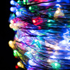 Lampki choinkowe 200 led na prąd druciki mikro multikolor