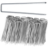 Szpilki do agrowłókniny 15x3 cm metalowe kotwy srebrne 100 szt.