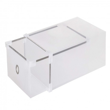 Organizer na buty z otwieraną szufladą 28x18x18 cm zestaw 10 szt.