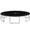 Siatka do trampoliny wewnętrzna z osłoną na sprężyny 244 cm 8 FT 6 słupków czarna