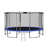 Siatka do trampoliny zewnętrzna z osłoną na sprężyny 396 cm 13 FT 8 słupków niebieska