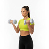 Hantle 2x3 kg hexagonalne do ćwiczeń fitness ciężarki zestaw 2 szt. szare