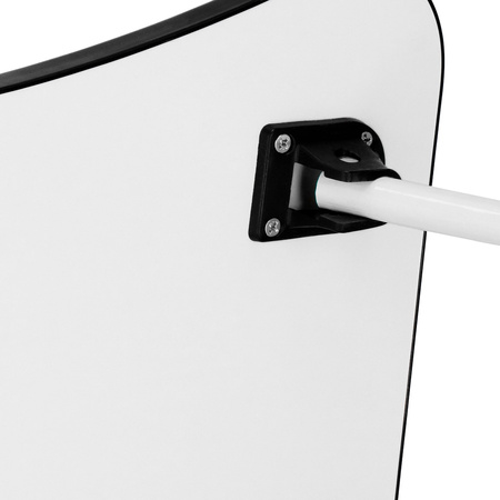 Podstawka składana na komputer, mobilny stolik pod laptopa miejsce na kubek i tablet czarny