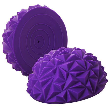 Piłka do masażu z kolcami fioletowa