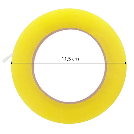 Taśma pakowa samoprzylepna 4,5 cm x 100 m klejąca taśma biurowa przezroczysta