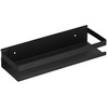 Półka łazienkowa wisząca pod prysznic 30x10 cm stal nierdzewna loft czarna