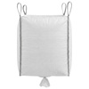 Worek Big bag na gruz z lejem 1000 kg wytrzymały 160x90x90 cm kontener z uchwytami biały