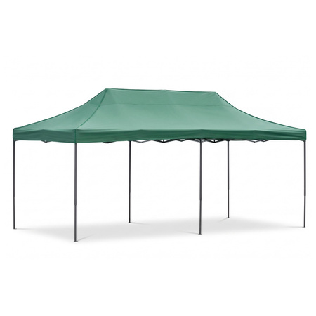 Pawilon handlowy 3x6 m namiot handlowy ekspresowy na imprezy, targ, catering, zielony