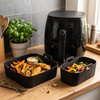 Wkład silikonowy do Air Fryer 1,5-3 L zestaw 2 szt.  foremka do frytkownicy beztłuszczowej