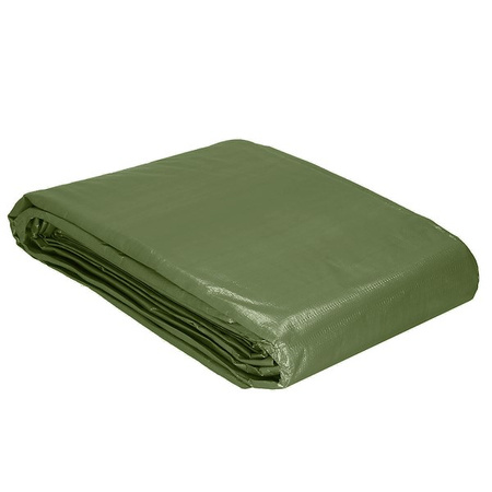 Plandeka 120g/m2 4x5m gruba płachta zabezpieczająca zielona