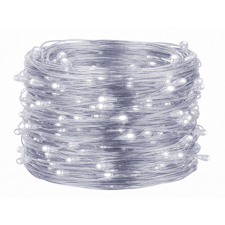 Lampki choinkowe 10 led na baterie druciki mikro biały zimny
