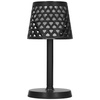 Lampa ogrodowa solarna LED 5w1 ażurowy kinkiet z 3 trybami świecenia czarny