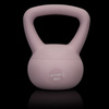 Kettlebell miękki 4 kg ciężar do ćwiczeń, kula treningowa, fitness, jasnoróżowy