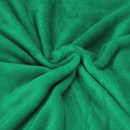 Narzuta na łóżko zielony koc 200x220 cm pled na kanapę 