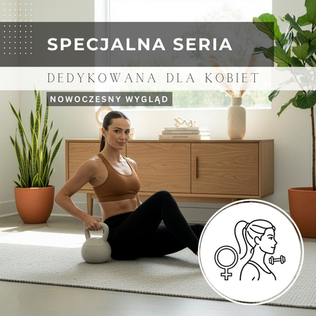 Kettlebell miękki 10 kg ciężar do ćwiczeń, kula treningowa, fitness, beżowy
