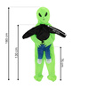Strój dmuchany kosmita 120-155 cm, przebranie 3D dekoracja, kostium na Halloween Alien 