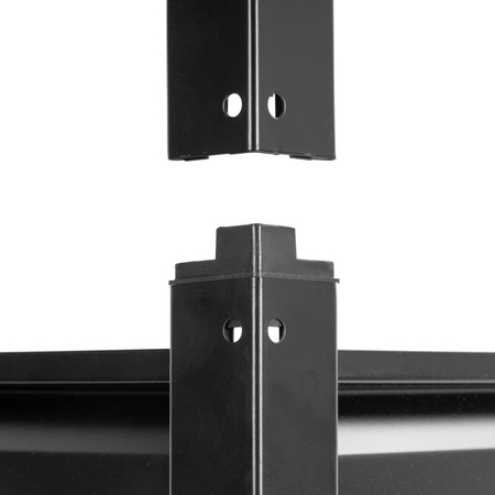 Regał magazynowy, metalowy 200x120x40 cm 5 półek, udźwig 750 kg do garażu, piwnicy