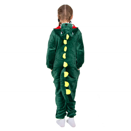 Piżama jednoczęściowa kigurumi dziecięcy kombinezon smok rozmiar 120-130 cm