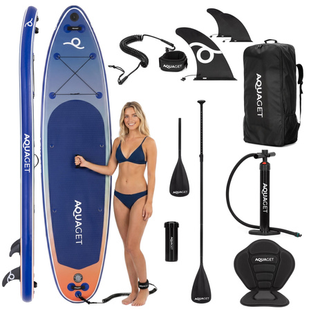 SUP 350 cm zestaw deska pompowana stand up paddleboard do pływania z siedziskiem, akcesoria